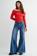 Bismark Mid-rise Wide Leg Baggy Fit